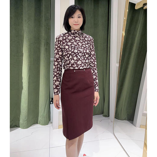 EIIR司歌直身包裙半裙职业西装裙EC881456 商品图4