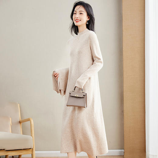 秋冬小香风马甲开衫+针织裙两件套CC-J276 商品图2