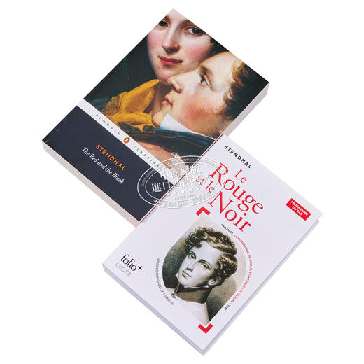 【中商原版】 英法版 红与黑 The Red and the Black 英文原版 Stendhal 小语种 英文对照 法文原版 商品图1
