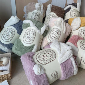 简约塔芙绒毛毯少女心羊羔绒毯子秋冬保暖沙发毯宿舍单双人午睡毯