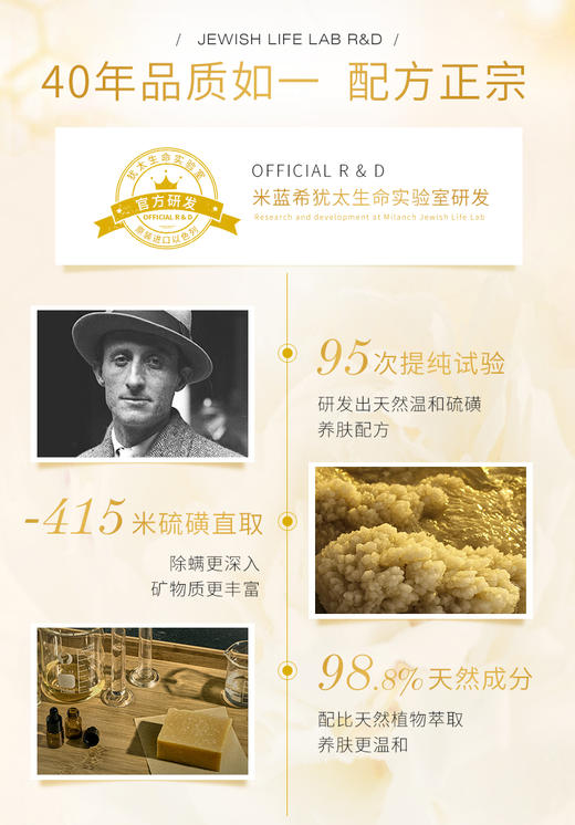 【除螨止痒】米蓝希矿物硫磺沐浴露 400ml 商品图2