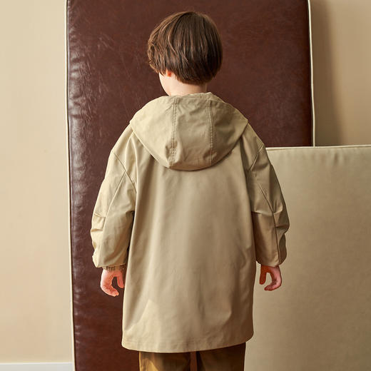 【冬款清仓】【MQD】童装冬男童中长款保暖潮酷百搭连帽羽绒服 商品图4