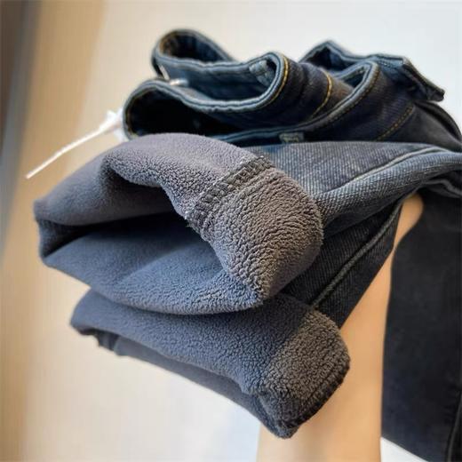 老米群专享秒杀！无退换🎈🎈🎈5分钟内支付有效。 墙裂安利系列《德绒加厚加绒牛仔烟管裤》巨显瘦！！媲美专柜品质~~2色入  K231116A  虢 商品图10