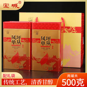 宝城 凤坪单枞茶叶2罐装共500克散装乌龙茶清香型A131