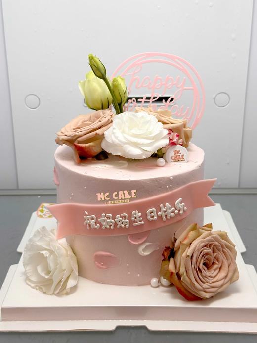 妈妈鲜花祝福蛋糕 商品图0