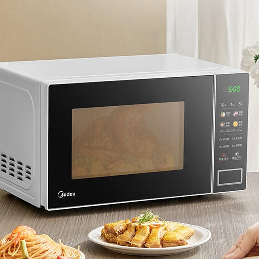 美的（Midea）微波炉家用小型20升转盘加热 智能菜单 PM20A2 商品图2