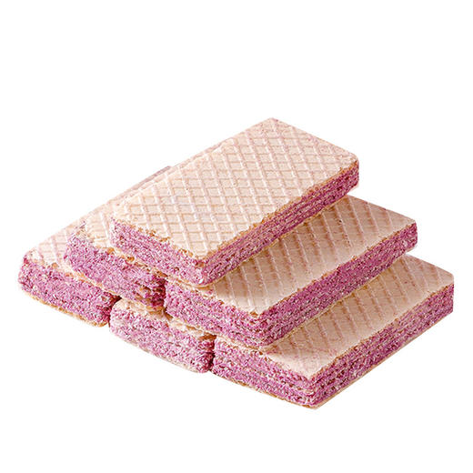 【丝滑香芋夹心！威化饼干】丝滑夹心 浓郁酥脆 不单独添加蔗糖网红办公室下午茶休闲零食整箱 商品图4