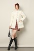 Le Malene 白色小香风夹棉粗花呢圆领西装外套 17655 商品缩略图4
