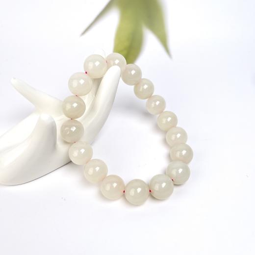 和田玉单圈-藕粉圆珠12 商品图0