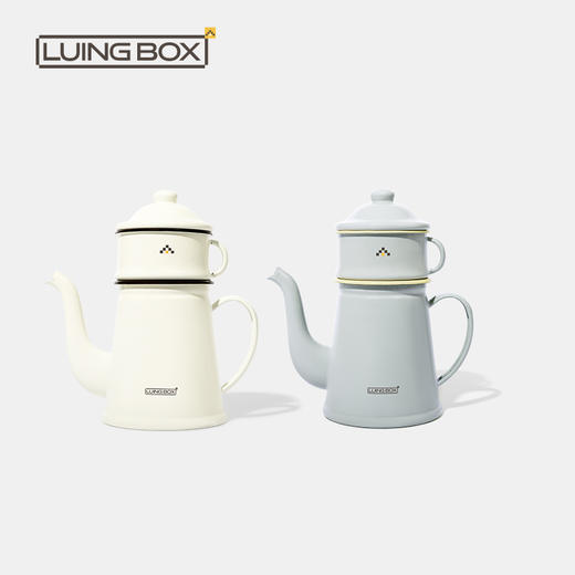 露营盒子（LUING BOX） 搪瓷系列 同享复古咖啡壶 商品图0