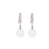 【一池春水】S925银和田玉白玉圆珠耳饰【CW-23088】 商品缩略图4