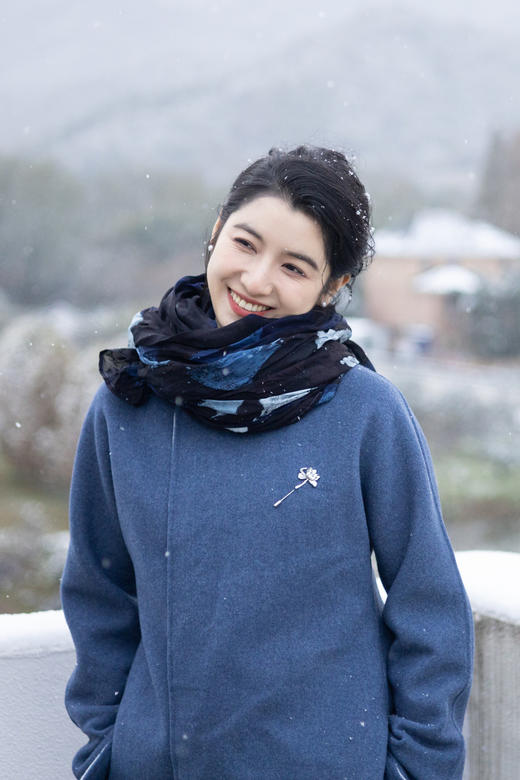 绽放037朵/双面可穿立领新中式复古文艺显瘦连身长袖外套 商品图5