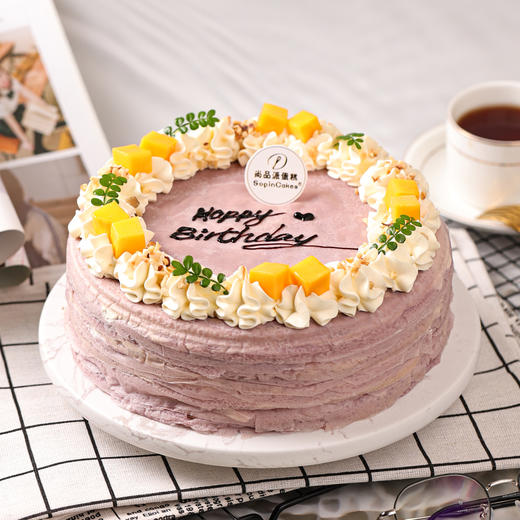 芋泥千层蛋糕，口感丰富又不粘腻，千层界的新宠【惠州】 商品图0