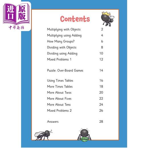 【中商原版】6-7岁乘法与除法练习册 非常适合家庭学习New Multiplication & Division Activity Book for Ages 6-7 perfect 商品图1