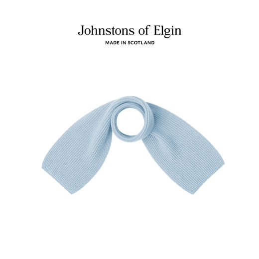 Johnstons of Elgin儿童棱纹羊绒围巾 4-7岁 商品图2