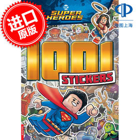 乐高DC英雄1001儿童贴纸绘本互动书 英文原版 LEGO DC Comics Super Heroes 1001 Stickers 5-7岁