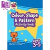 【中商原版】英国原版CGP教辅 New Colour Shape & Pattern Maths Activity Book 3-5岁颜色形状样式数学家庭学习活动手册 商品缩略图0