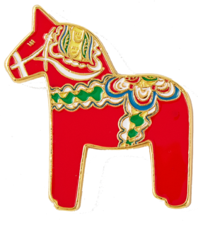 北欧设计风木马冰箱贴（小号）5*5cm