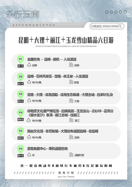 【昆明-大理-丽江】乐行云南6日5夜双人跟团游不含机票，包含景区门票、特色餐饮、当地精品酒店，专业导游引领 商品图5