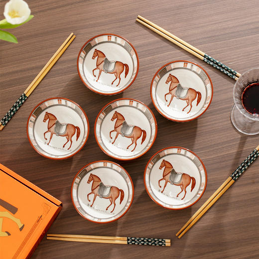 【马到成功❗️陶瓷碗筷套装】优雅复古 礼盒装商用会议礼品开业活动会议伴手礼品碗送礼自用伴手礼新年礼盒年货礼盒 商品图2