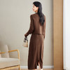 秋冬小香风马甲开衫+针织裙两件套CC-J276 商品缩略图3