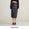 JUDYHUA 亮片肌理设计款铅笔裙 商品缩略图0