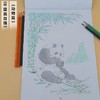 白描描摹本儿童绘画涂色本素描古诗词铅笔纸素描本工笔国风古风花 商品缩略图3
