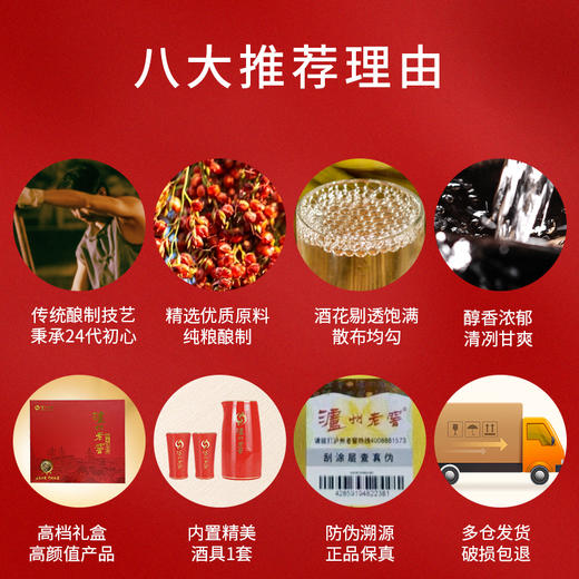 【酒厂直营】52度 泸州老窖 特曲（纪念版）礼盒套装 500ml*2    泸州老窖官方旗舰 商品图5