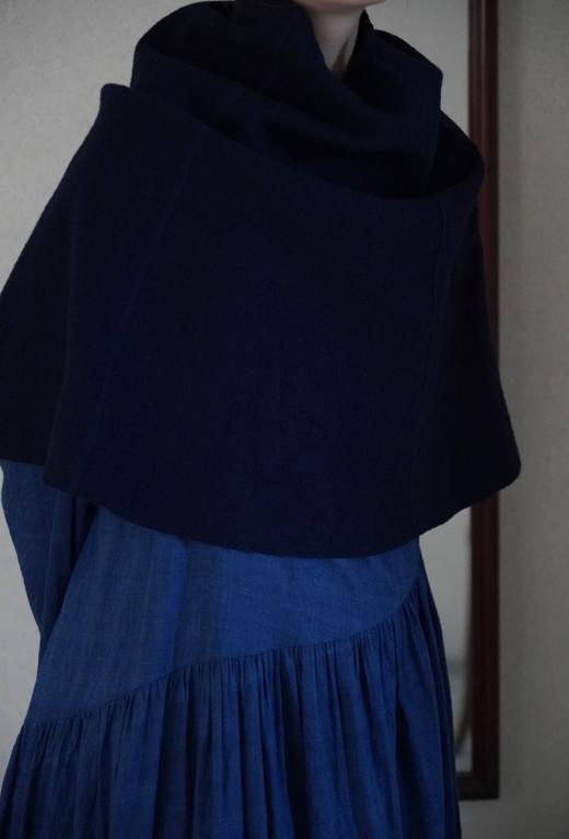 veritecoeur 轻便温暖羊毛混纺斗篷披肩 商品图5