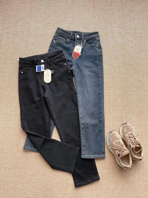 老米群专享秒杀！无退换🎈🎈🎈5分钟内支付有效。 墙裂安利系列《德绒加厚加绒牛仔烟管裤》巨显瘦！！媲美专柜品质~~2色入  K231116A  虢 商品图8