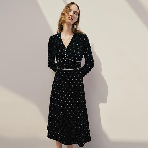 EITIE爱特爱春季新款气质大方连衣裙礼服7377001 商品图1