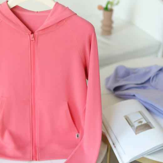 女士德绒桑蚕丝高弹开衫外套 商品图6