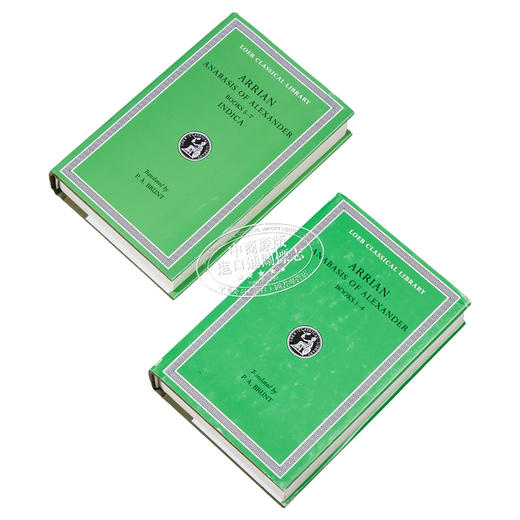 【中商原版】阿里安 亚历山大远征记系列 希英对照版 2本套装  Anabasis of Alexander 英文原版 Arrian 商品图1