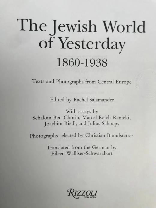 昨日的犹太世界 数百幅插图 精装大16开 商品图3