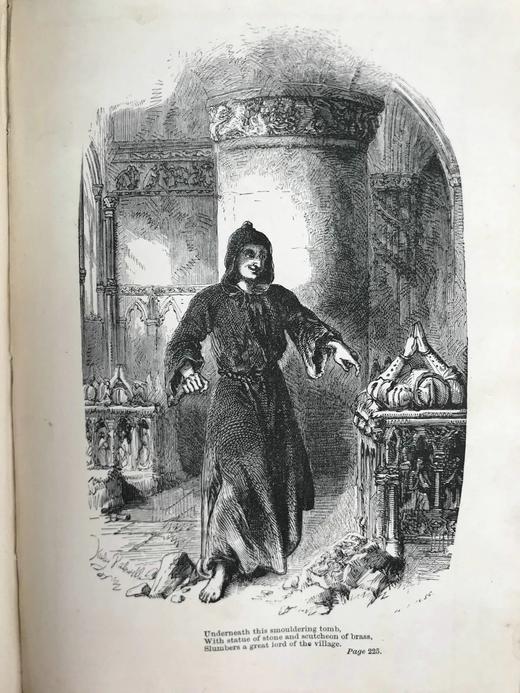 1880年 朗费罗诗集 配多幅插图 全真皮精装32开 商品图14