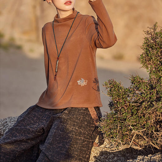 裁缝学苑AX146半高领针织打底长袖T恤纸样女装上衣裁剪样衣 商品图1