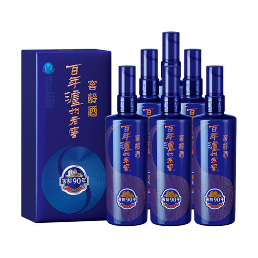 【酒厂直营】52度百年泸州老窖窖龄酒90年 500ml*6 浓香型白酒    泸州老窖官方旗舰店（内含礼品袋） 商品图4