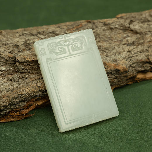 和田玉无事牌挂饰 商品图4