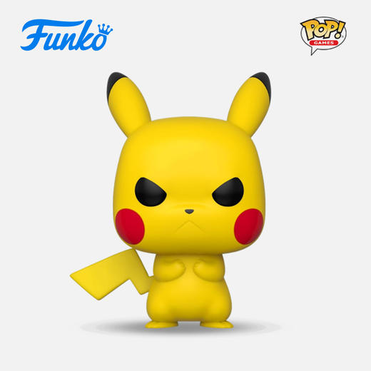 Funko POP Games Pokemon S3 Grumpy Pikachu游戏 宝可梦生气的皮卡丘手办 48401 商品图0