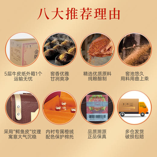 【酒厂直营】52度 老窖金牌酒赏品 500ml*6 泸州老窖官方旗舰店 商品图5