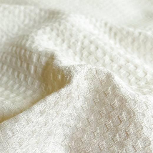 水洗棉华夫格四件套简约纯棉床单被罩南通床上用品全棉三件套被套 商品图8