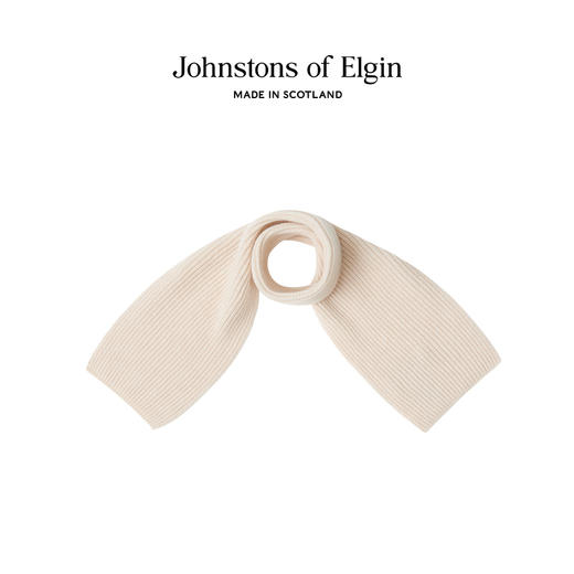Johnstons of Elgin儿童棱纹羊绒围巾 4-7岁 商品图4