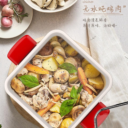 苏泊尔（SUPOR）轻珐琅悦享方形汤锅 VT20QF01 锅具 商品图4