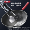 康巴赫炒锅 无涂层钛盾不粘锅家用少油烟平底炒菜锅电磁炉明火通用 二代钛盾无涂层不粘炒锅32cm 商品缩略图5