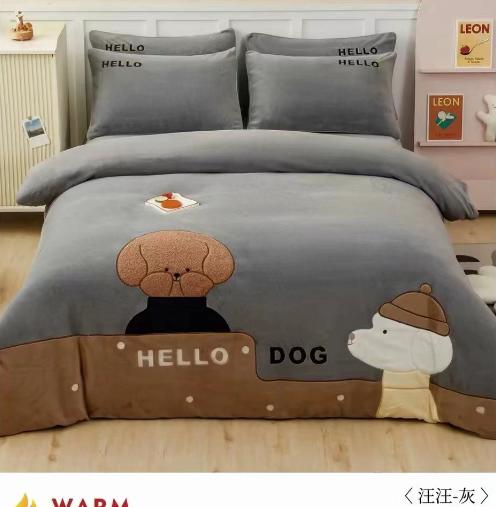 【远梦】绣花柔暖绒四件套 商品图4