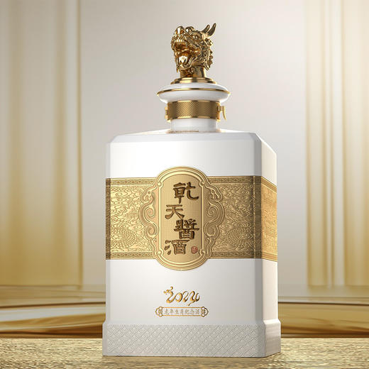 2024年乾天酱酒铂金版龙年纪念酒  53度  酱香型  1L/坛 商品图2