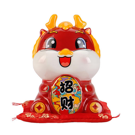 【创意国潮风❗️吉祥摆件】财运兴隆 存钱罐 马年陶瓷储钱罐 摆件存钱罐 收银台 店铺开业家居礼品新年礼盒年货礼盒 商品图4