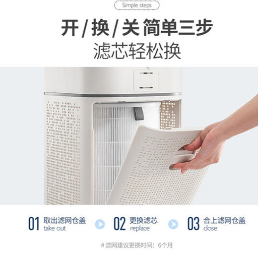 摩飞电器（Morphyrichards）家用办公室全屋净化新风消毒机去除甲醛分解除尘二手烟异味 MR3500 空气净化器 商品图4