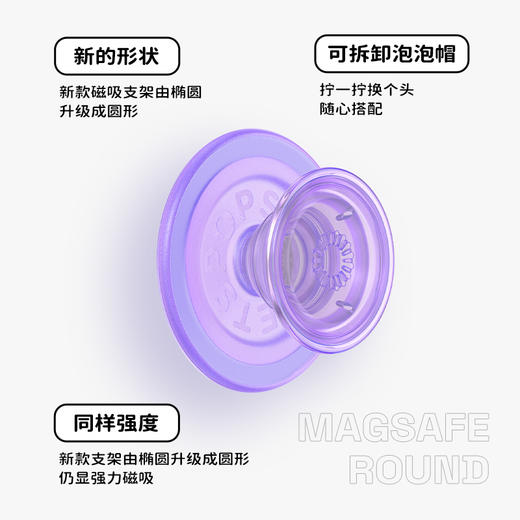 【一啪一搭·王牌组合】PopSockets泡泡骚手机气囊支架 圆啪嗒 商品图2