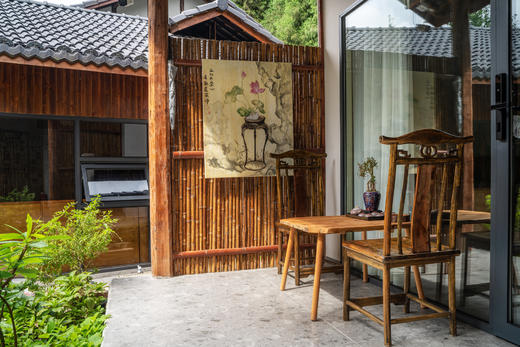 【德阳什邡#517号院】9房温泉私汤院子，可单房预定，看云海日出、夏季避暑、冬季赏雪，围炉、枫叶、蓥华大峡谷漂流、雪景、投影仪。slsj 商品图4